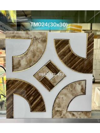 Gạch nhũ vàng điểm nhấn 30x30 TM024
