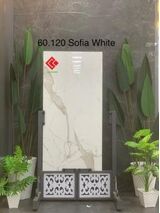 60x120 trắng vân khói Ấn độ Sofia White