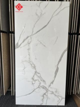 Gạch 60x120 vân mây Ấn độ siêu bóng