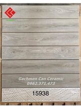 Gạch giả gỗ 15x90 màu xám nhạt 15938