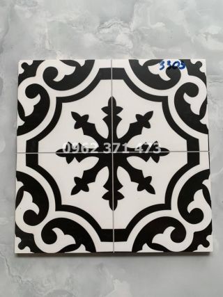 Gạch bông men trang trí 30x30 đẹp 3303