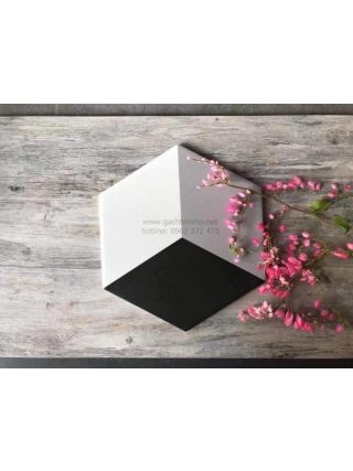 Gạch lục giác ốp nhà bếp trang trí