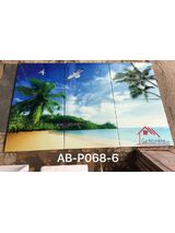 Gạch tranh 3D bãi biển đẹp