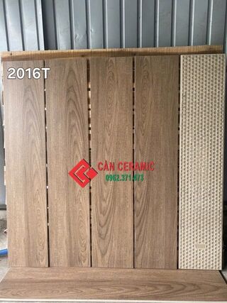 Gạch 20x100 vân gỗ nhập khẩu màu cafe sữa 16T