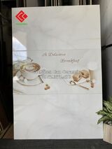 Gạch dán tường 40x80 men bóng màu trắng vân đá