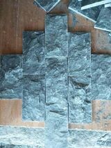 Đá tự nhiên xanh rêu ốp cổng trang trí