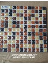 Gạch caro nhũ bạc trang trí 30x30 ms27