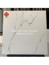 Gạch 60x60 trắng vân khói bề mặt mờ