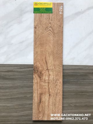 Gạch lát nền giả vân gỗ 15x60 Prime tồn kho giá rẻ 9536TP