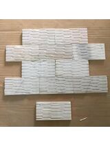 Đá tự nhiên rãnh khía ốp vách tường 10x20 cm