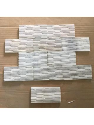 Đá tự nhiên rãnh khía ốp vách tường 10x20 cm