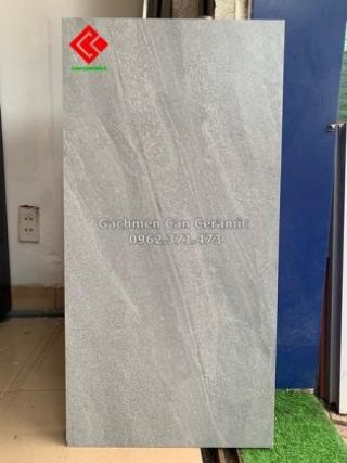 Gạch nhám xám ghi 40x80 cm ốp tường đẹp