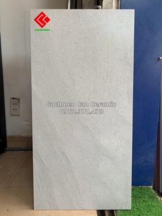 Đá 40x80 lát nền nhám mờ vân đá xám trắng