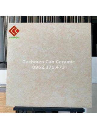 Gạch men mờ 60x60 màu vàng kem 011