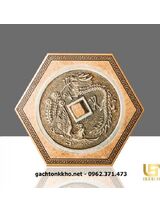 Gạch lục giác hình đồng tiền