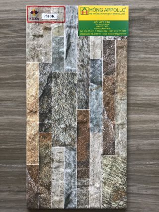 Gạch ốp tường trang trí 20x40 3D cao cấp 9810K
