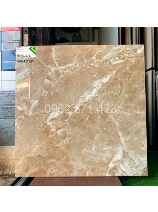 Gạch 80x80 vân đá vàng bóng kiếng 8804THUY