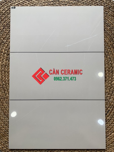gạch 30x60 bóng kính màu kem Thạch Bàn