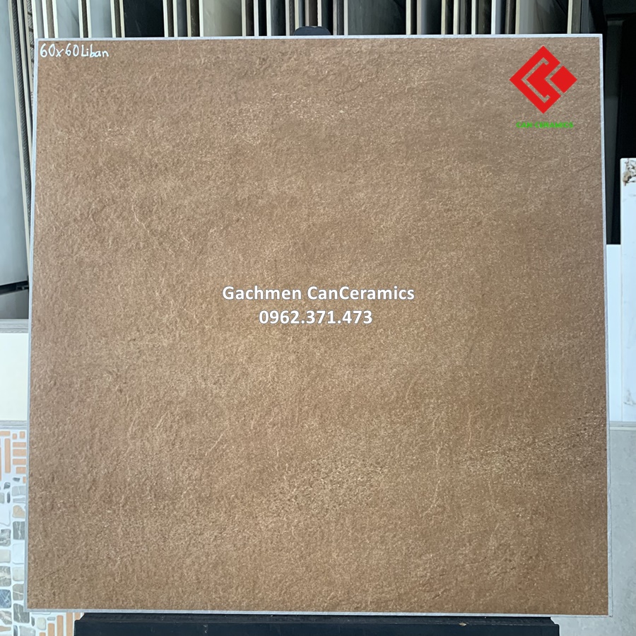 đ&aacute; mờ nh&aacute;m sần l&aacute;t s&acirc;n thượng 60x60 m&agrave;u n&acirc;u đất