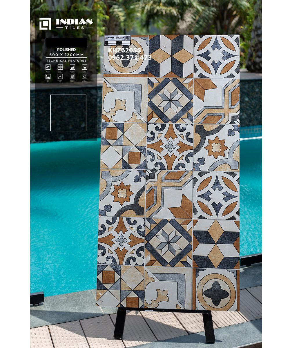 gạch bông 60x120 trang trí cao cấp