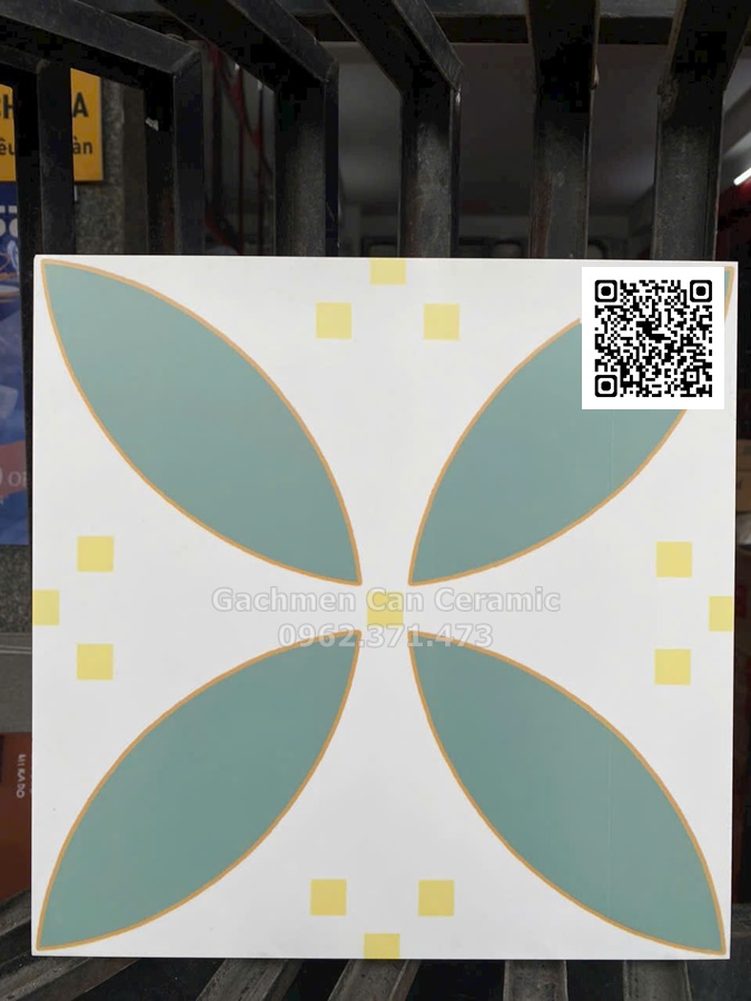 Gạch bông vintage hoa văn 30x30 Porcelain