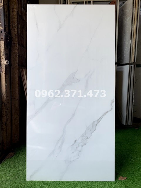 gạch trắng vân mây 600x1200