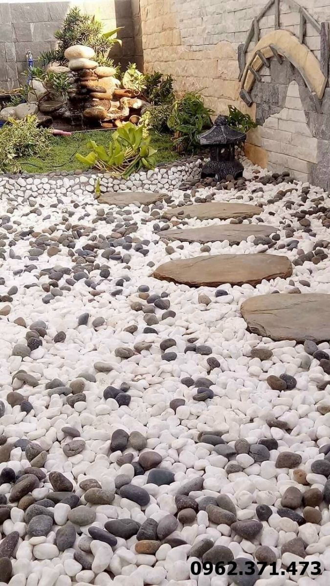 sỏi tự nhiên trang trí tiểu cảnh